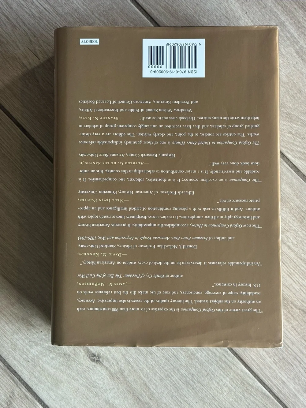 Oxford Companion to United States History - Brown Hardcover